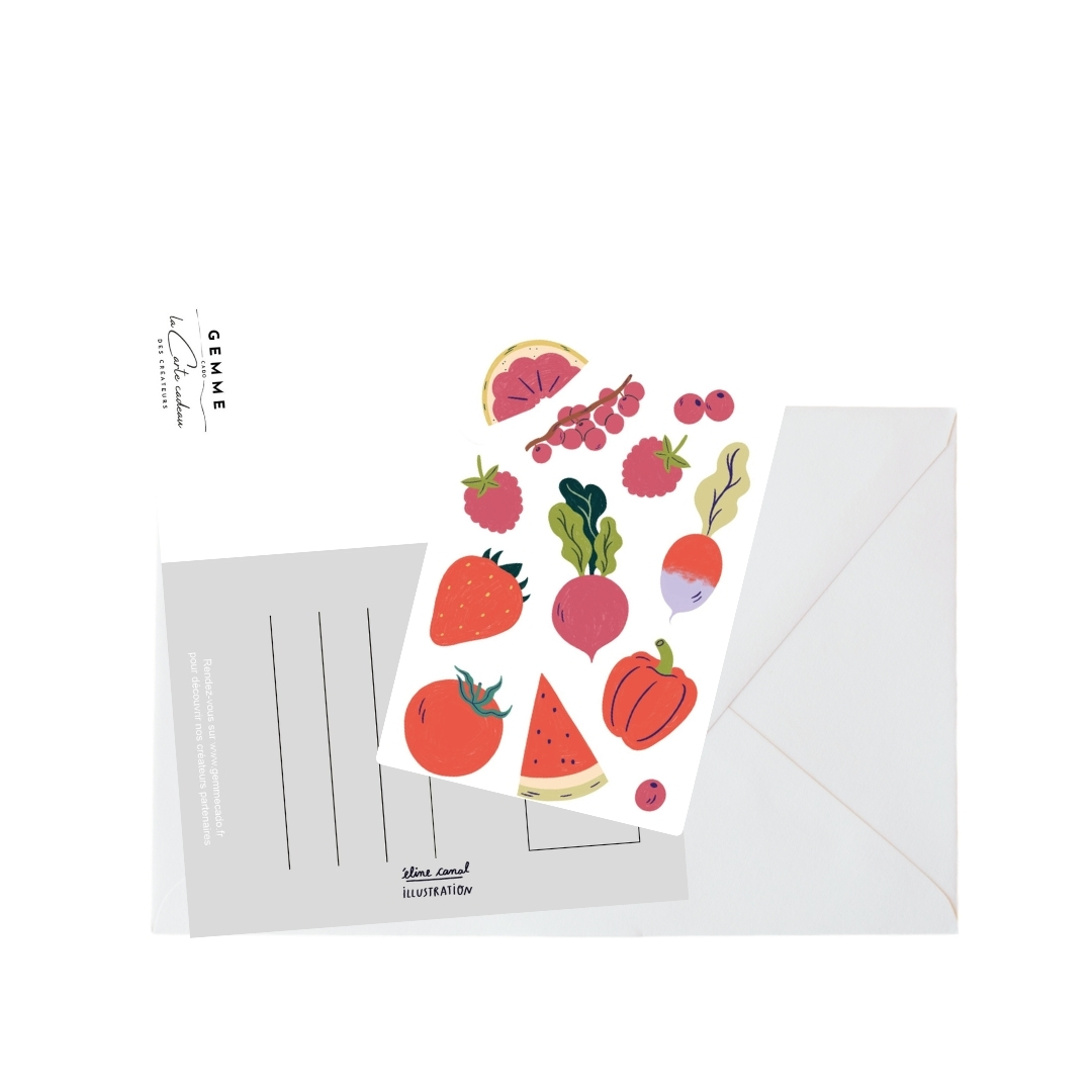 Carte-cadeau GEMMEcado – Légumes rouge – Image 2