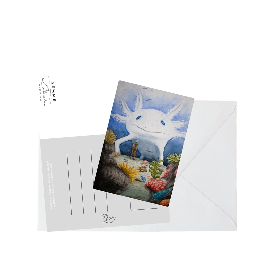 Carte-cadeau GEMMEcado – Axolotl – Image 2